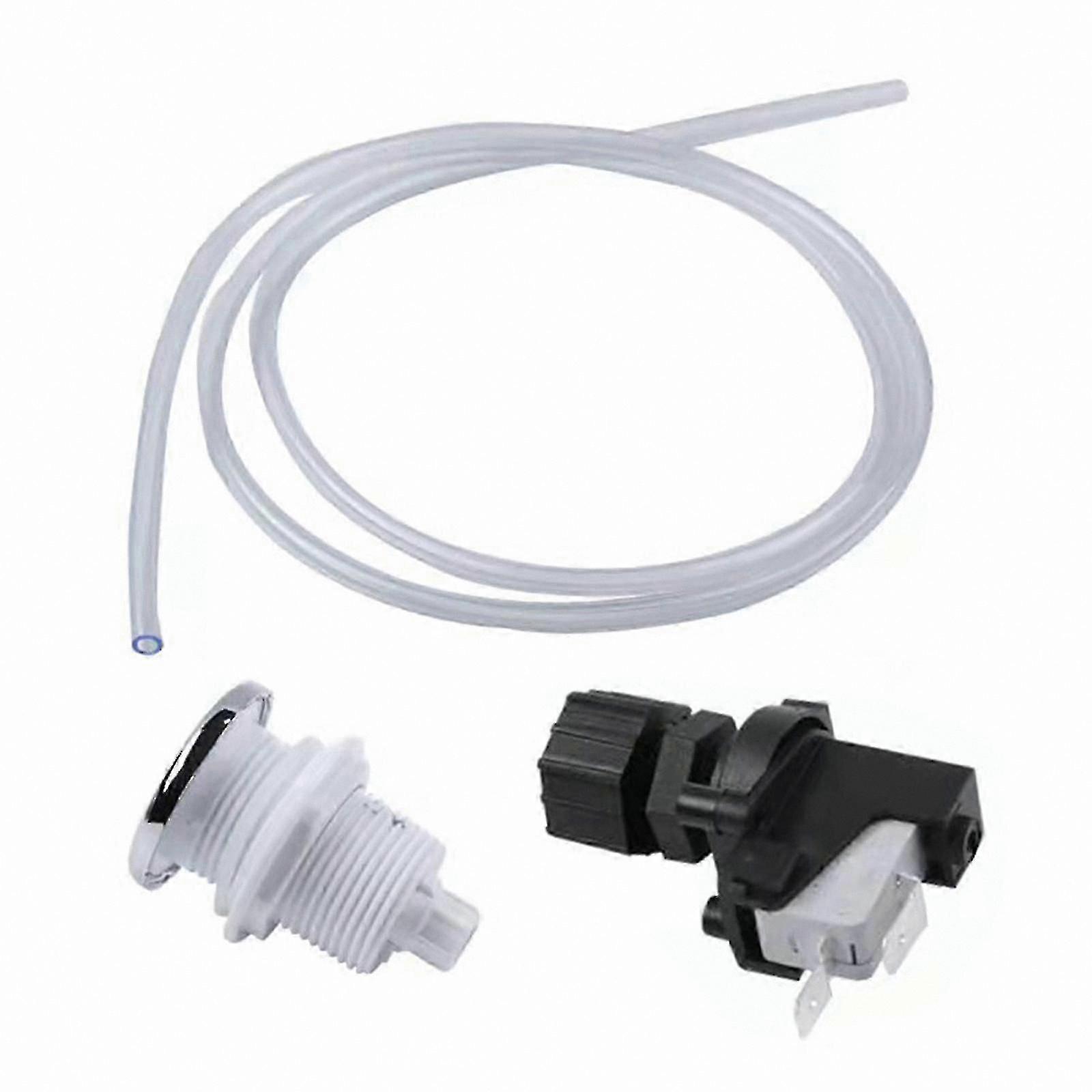 Pneumatic Push Button Switch for Garbage Disposal, 16A On/Off Control, 1 Set