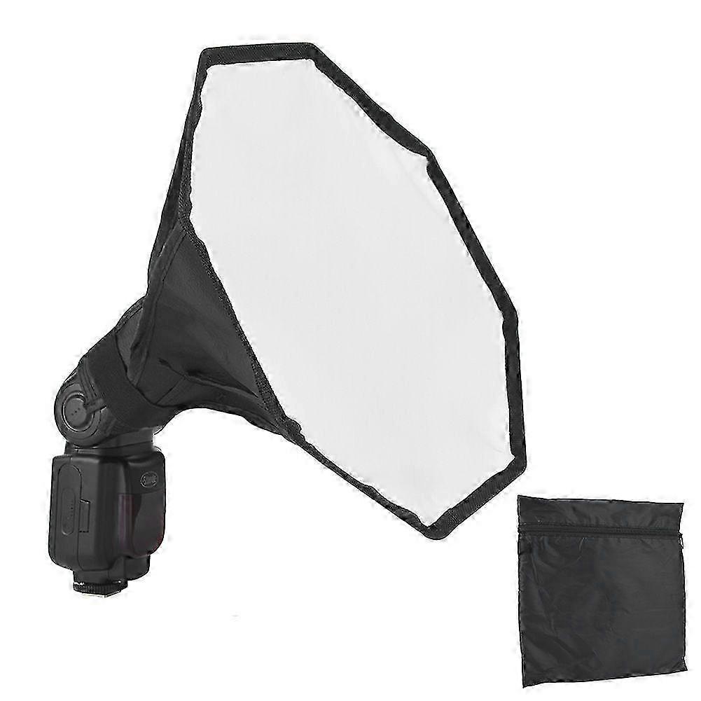 30cm Universal Mini Portable Softbox Diffuser compatible with Flash Speedlite Speedlight