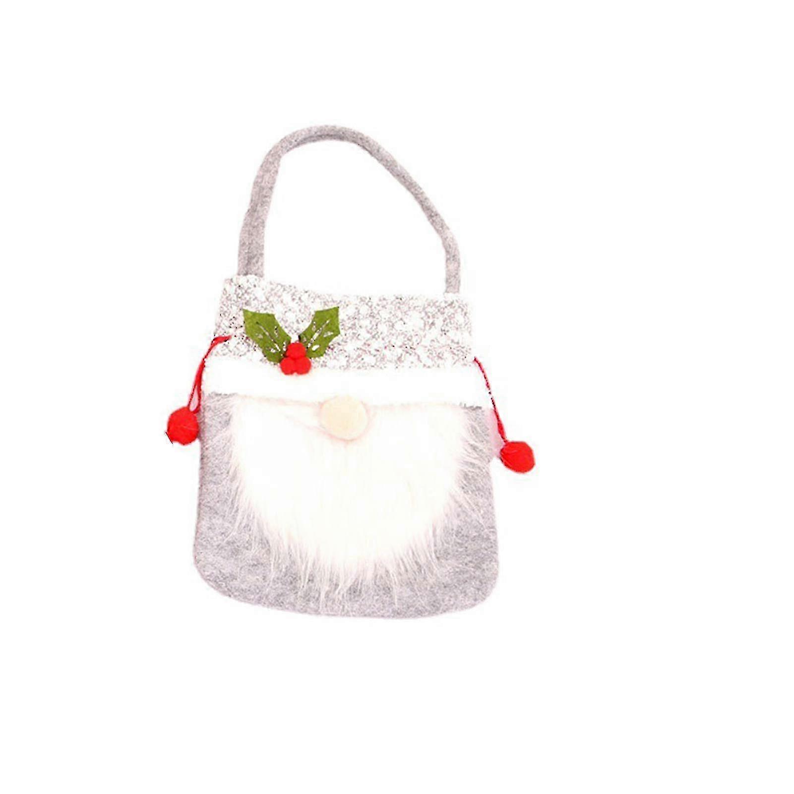 Christmas Candy Bag Portable Drawstring Gift Bag Multipurpose Storage