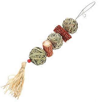 Rabbit Chew Toys for Teeth Grinding Hanging Molar Toy for Hamsters