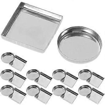 Eyeshadow Aluminum Pan Empty Metal Pan for Storing 30Pcs Makeup Palette
