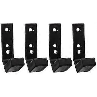 4Pcs Barbell Hanger Garage Gym Bar Wall Rack Barbell Mount Rack for Commercial Barbell Use