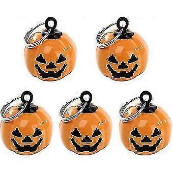 Jingle Bells Dangle Charm Zucca Forma Cartone Animato Jingle Campane Pendente Rame Pet Collana Accessori Halloween Decorazione natalizia Consegne Arancione1