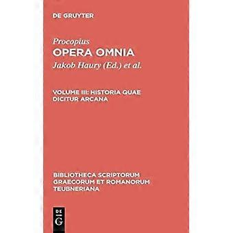 Historia Quae Dicitur Arcana - Procopius - Hardcover - Spanish Book - History
