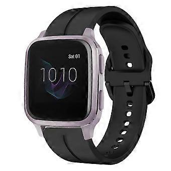 Silicone Watch Band 20mm for Garmin Venu SQ Loop Design Comfort Fit Quick Release Strap Environmental Friendly Material Unisex Wear