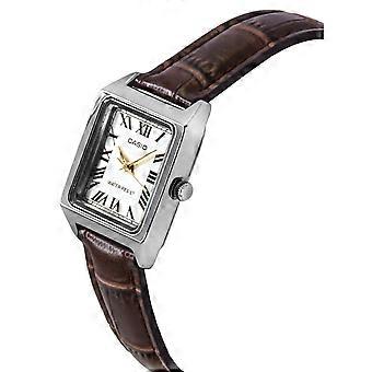Casio Standard Analog Leather Strap Silver Dial Quartz LTP-V007L-9B Women's Watch