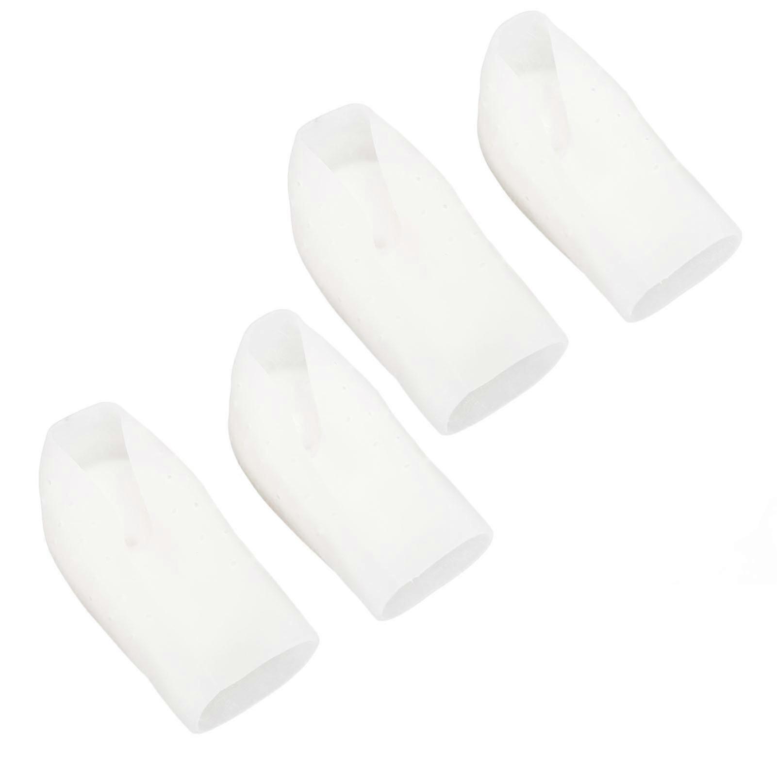 Clear Silicone Half Heel Lift Insoles 2 Sets Height Increase Inserts