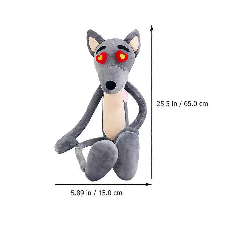 Wolfspuppe, Plüschtier, Dekokissen (1 Stück)
