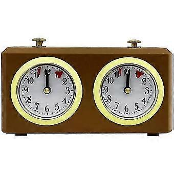 Mechanical Analog Chess Clock, No Battery Needed, Accurate Timing, for Chess, Chinese Chess, I-GO, Plastic, 15x5.5x9cm