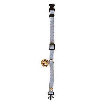 Collar for Pet Adjustable Dog and Cat Collar with Bell 2Pcs Light Blue