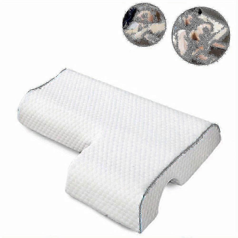 Arched Cuddle Pillow with Slow Rebound Memory Foam compatible with Couples 1pc