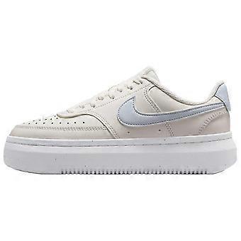 Nike Court Vision Alta Low top Tennis Shoes Women's Beige Blue DZ5394-106
