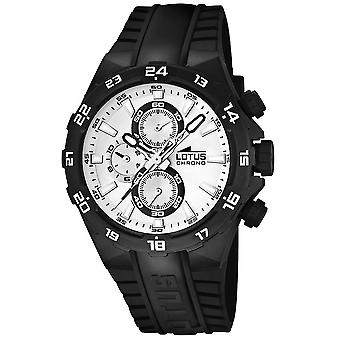 Lotus chrono watch for Unisex Analog Quartz with Silicone Bracelet L15800/C