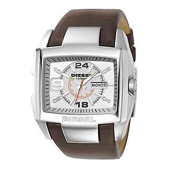 Diesel Bugout Quarz Analog Männer Uhr mit Rindsleder Armband DZ1273