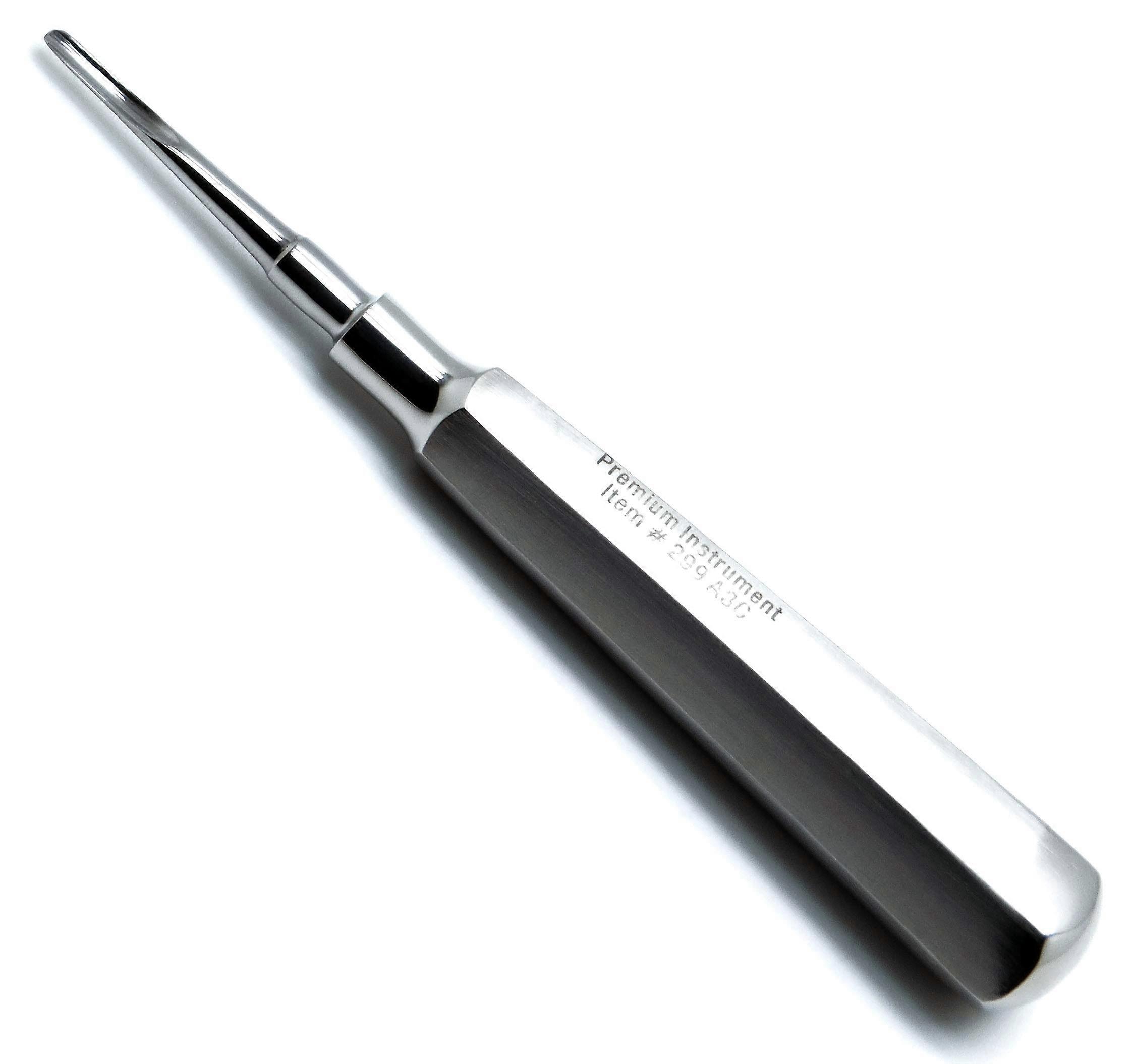 Dental Root Tip Elevator Set 3mm Straight Luxating Extraction Tools with Ergonomic Grip for Surgery