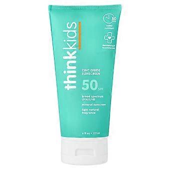 think, Thinkbaby®, Zinc Oxide Sunscreen, SPF 50, 6 fl oz (177 ml)