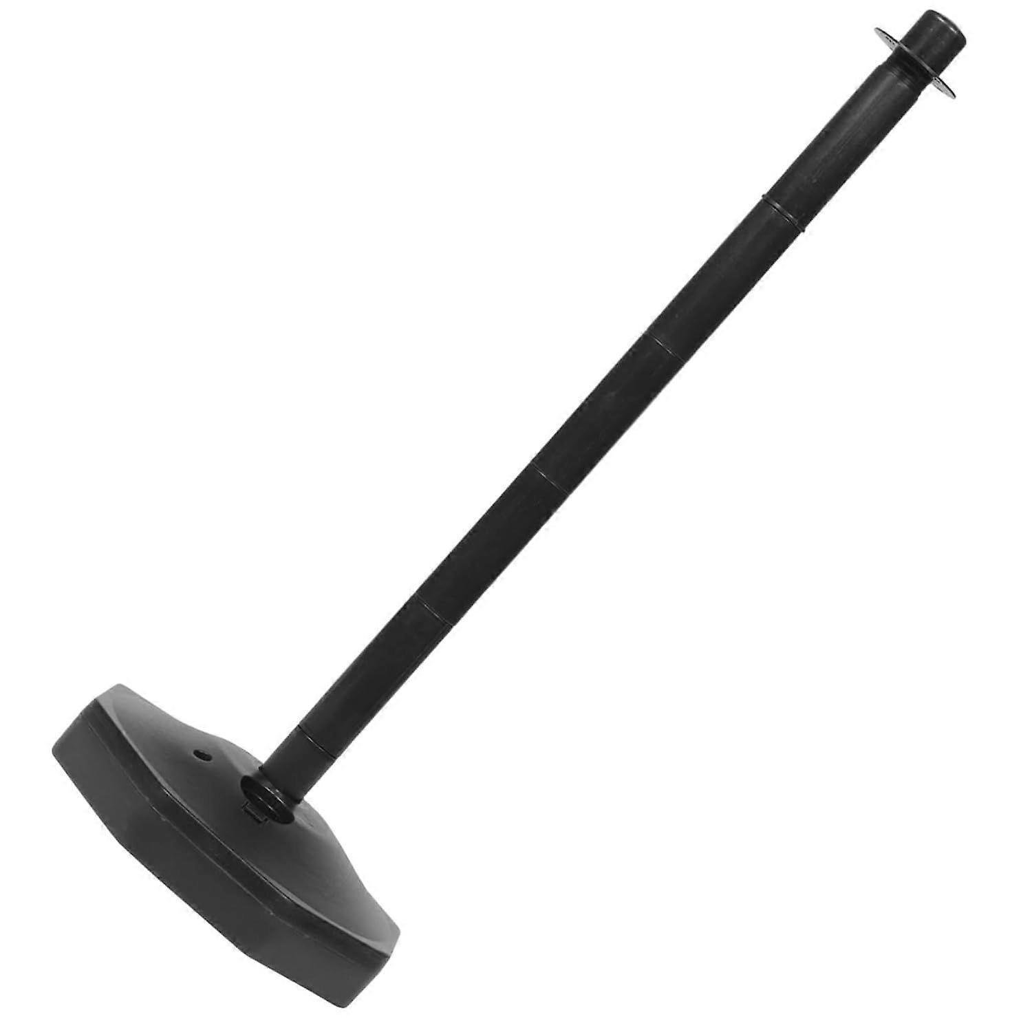 PE Crowd Control Barrier Black Security Post Stanchion