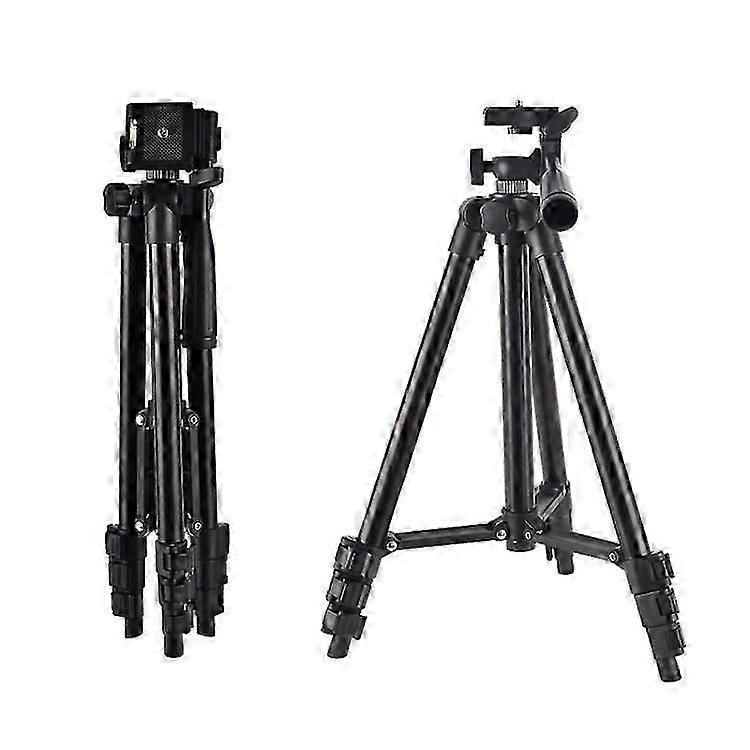 Adjustable Aluminum Tripod with Rotating Head
