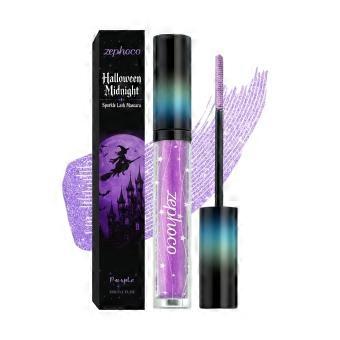 2pcs Mystery Shimmer Mascara (Purple), Blue Gold Shimmer, Smudge-Proof