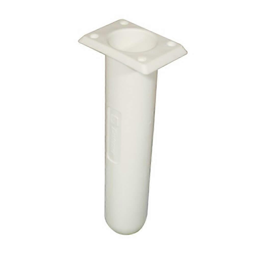 WHITE Rectangular Flange Economy Flush Fit Right Angle Neat Tidy Installation