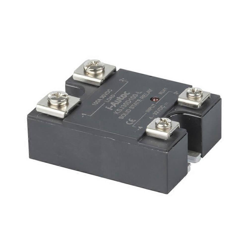 30VDC 100A Solid State Relay 4-32Vdc Input Built in Snubber High Current Loads