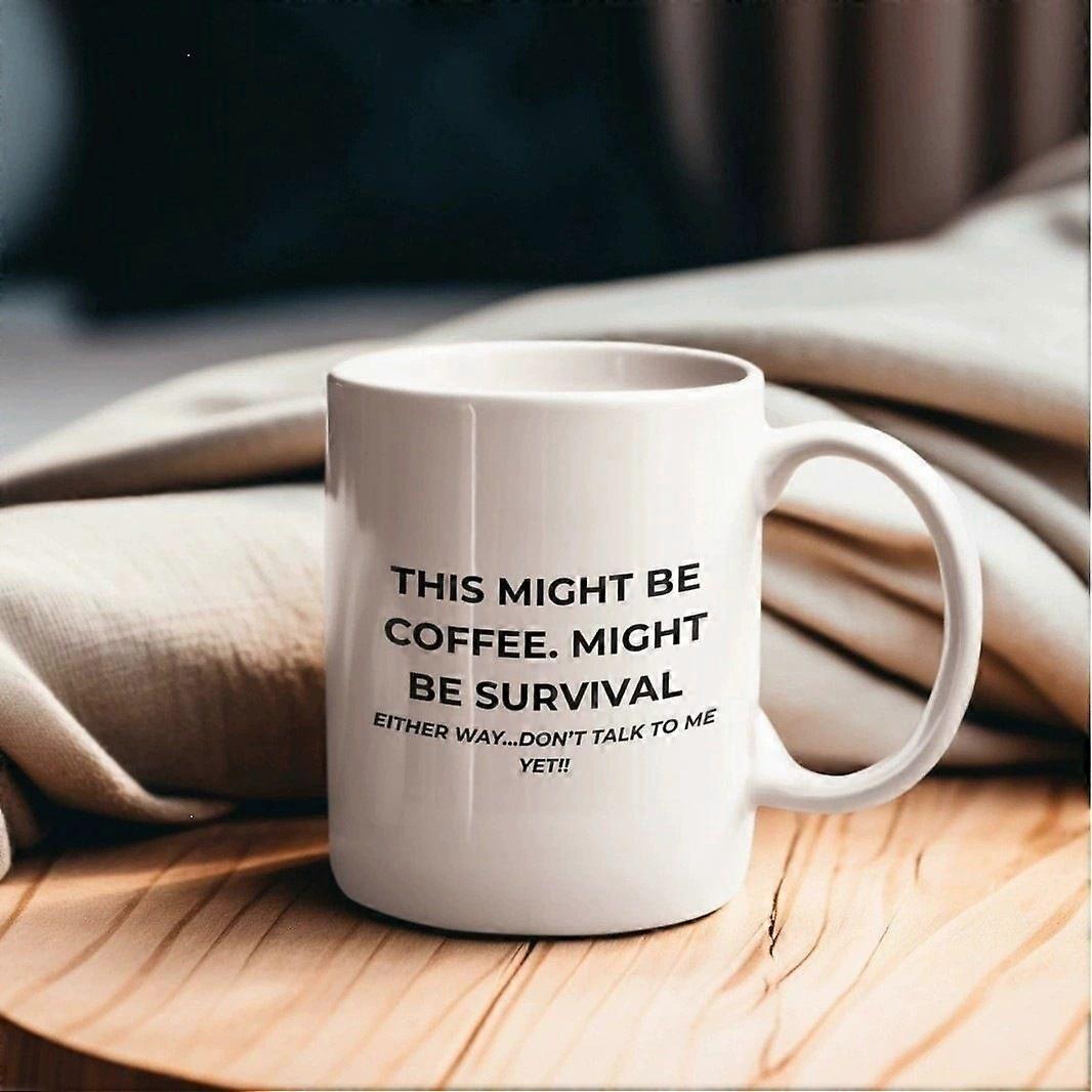Ceramic 350ml Funny Survival Mug