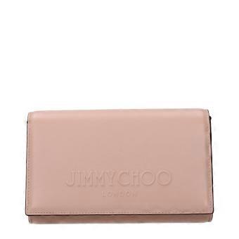 Jimmy Choo Pink Leather Clutch Bag