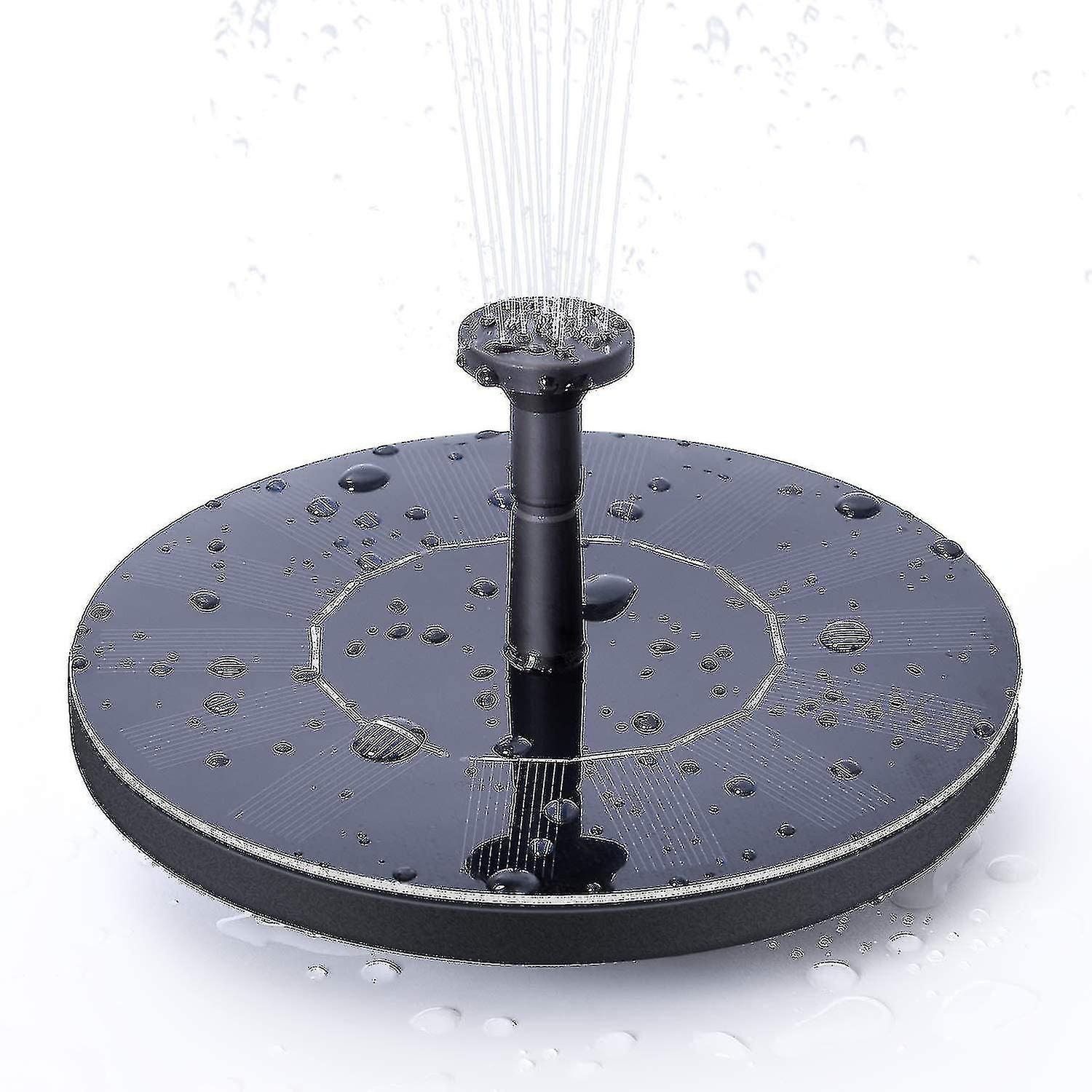 Solfontänpump Solvattenpump Solvattenpump för fågelbad