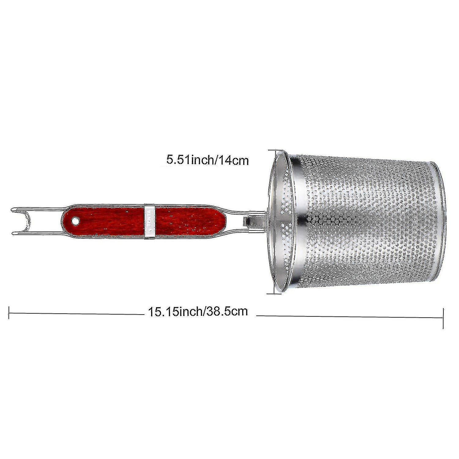 Kitchen Micro-perforated Pasta Basket Mesh Food Noodle Strainer