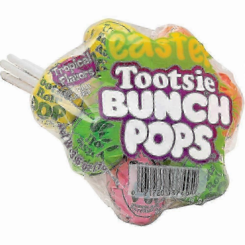 Tootsie Tropical Easter Bunch Pops Candy Pack, 3 Oz