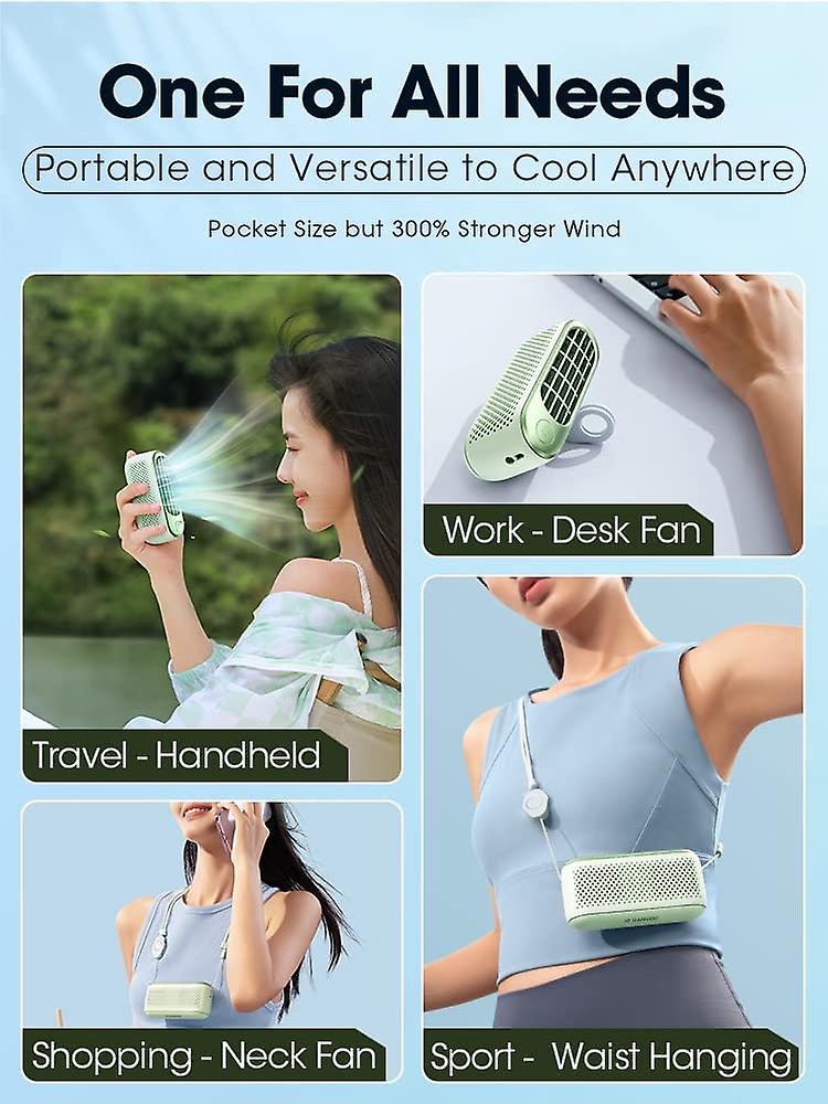 instant Cooling] Mini Handheld Turbo Fan [2023 Global Award] [15h