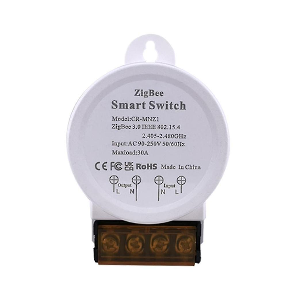 Power Monitor Zigbee Switch 30A AC90-250V Tuya Smart Life App Alexa Google Assistant Sprachsteuerung (