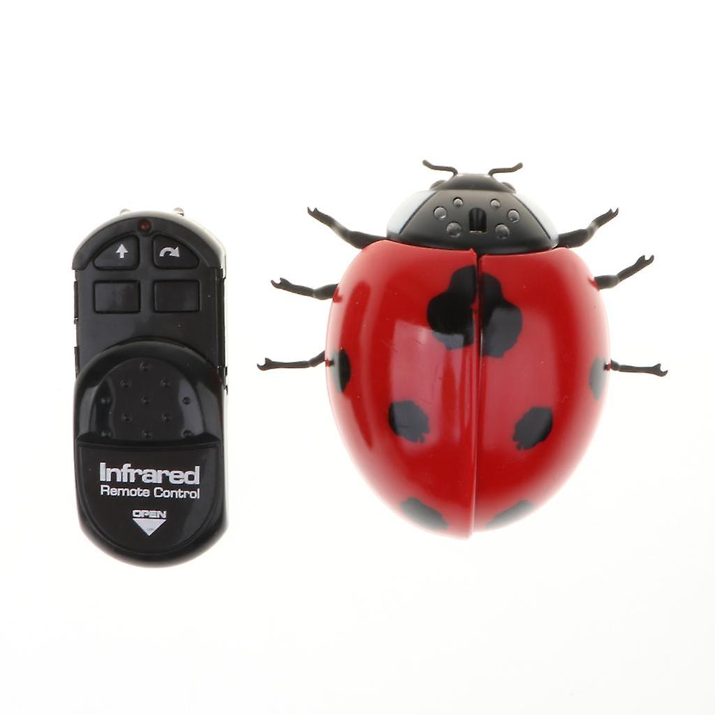Infrared Remote Control RC Insects Practical Prank Tricks Toy Ladybird