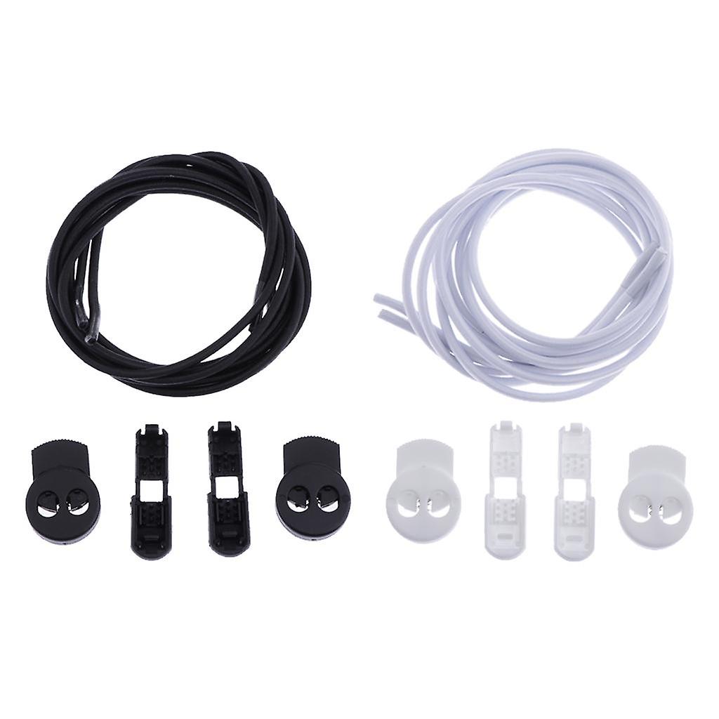 Unisex Shoe Laces Lazy Elastic Sneaker Trainers Shoelaces Strings