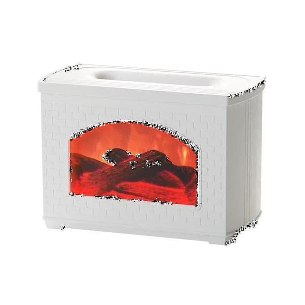 Simulated Lighting Effect Atomizing Fireplace Humidifier Automatic Sprayer Household Machine Decor