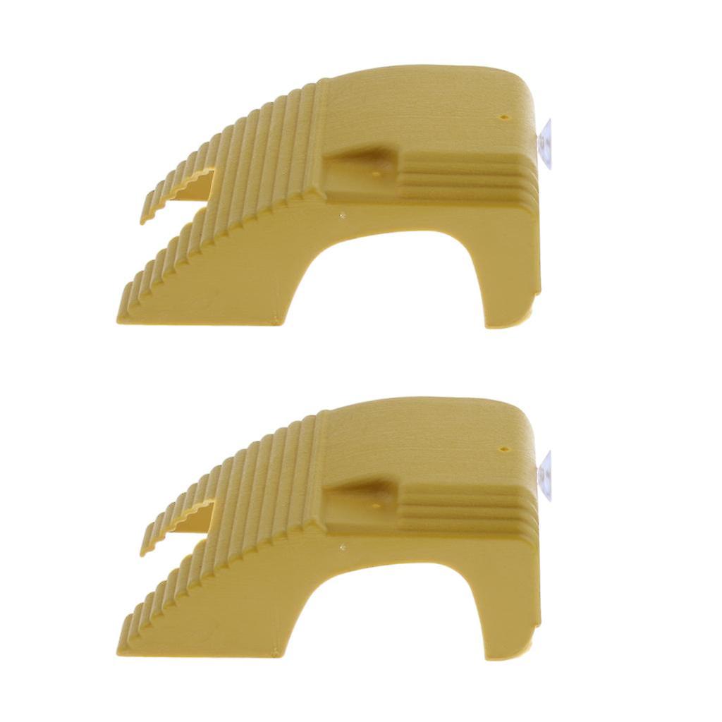 2Pcs Suction Cup Turtle Basking Platform Adjustable Aquatic Tank Dock 1