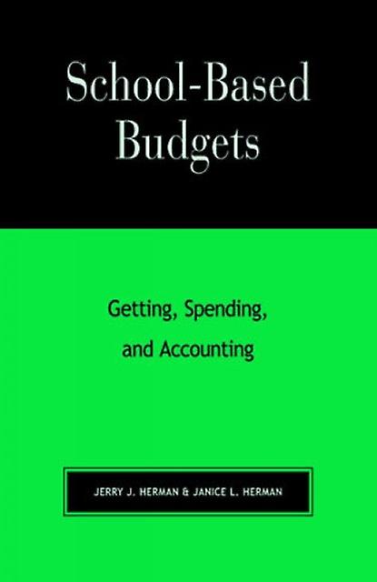 Schoolbased Budgets by Janice L. Herman Paperback Book