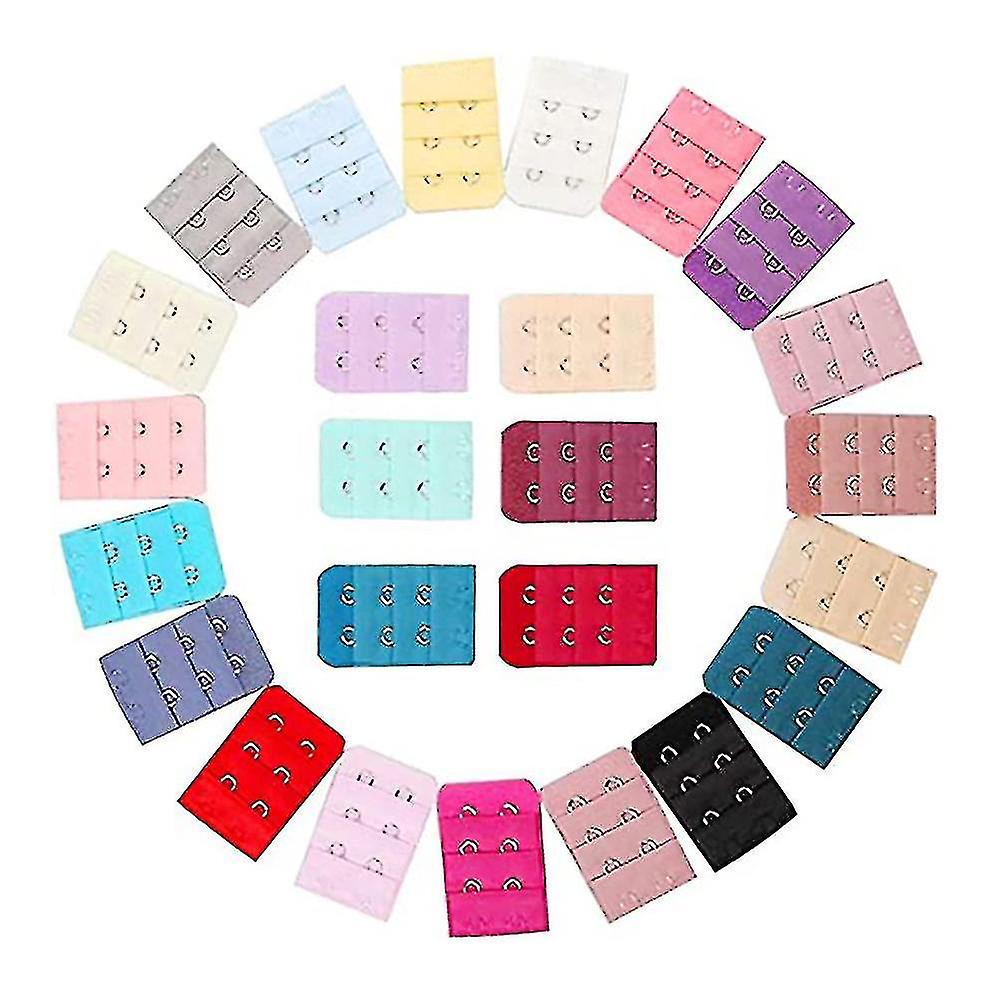 Assorted Colours Bra Extender Strap 25 Pcs