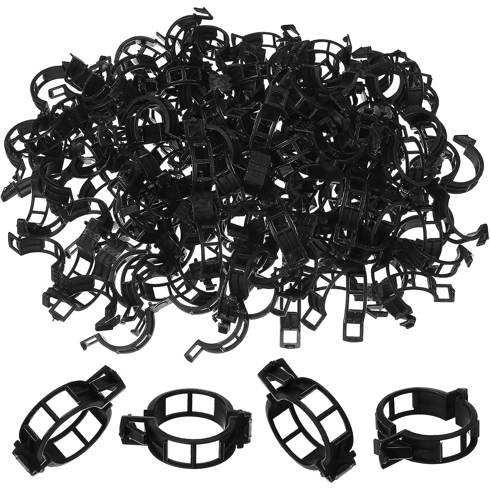 100 Pcs Garden Vegetable Fixing Clips Reusable Buckle Design Twig Clips For Garden Greenhouse Plants