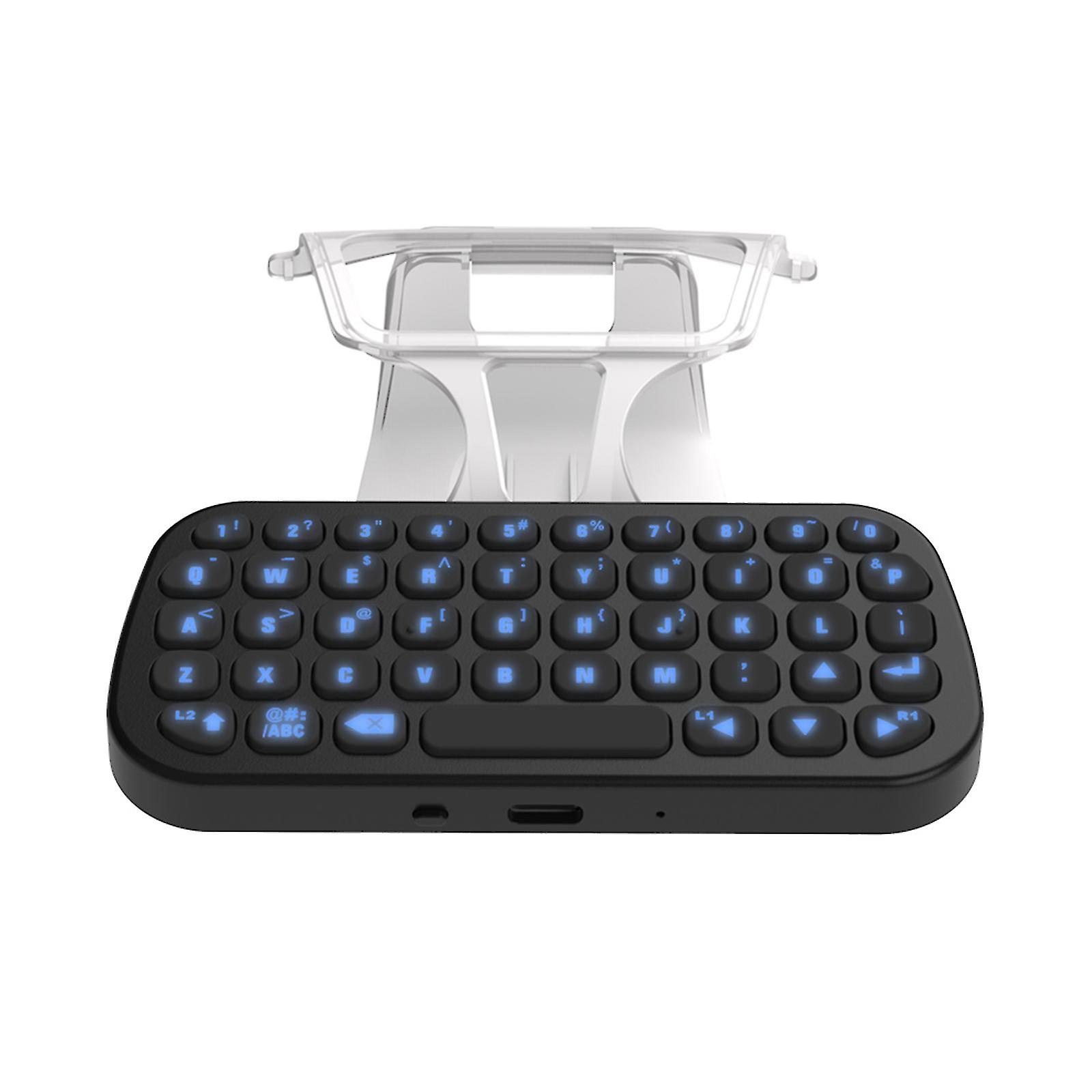 Wireless Bluetooth-compatible Gamepad Keyboard Controller Chat Pad Forps5