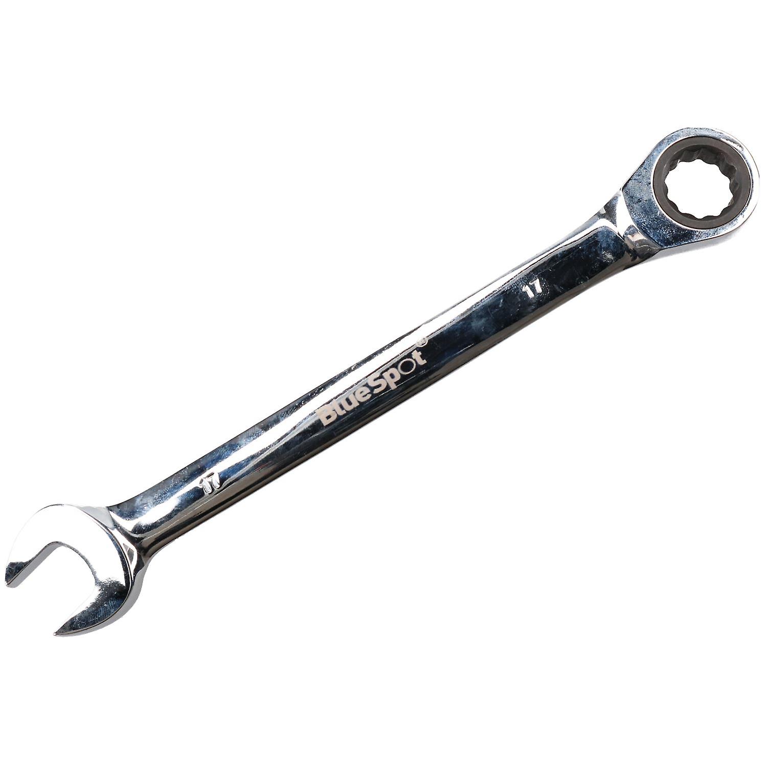 17mm Metric Ratchet Combination Spanner Wrench 72 Teeth Reversible