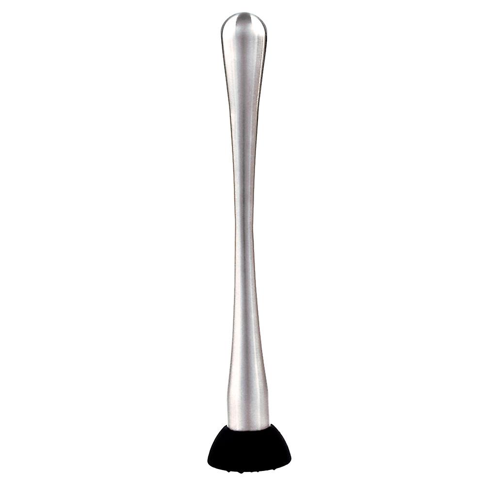 Bartender Stainless Steel Cocktail Muddler 22cm Scratch Resistant Textured Head