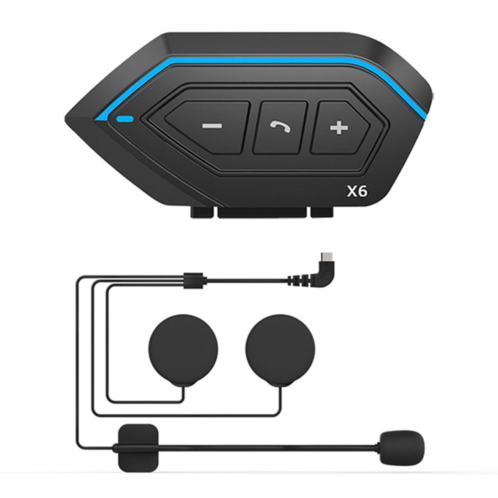 Motorcycle Bluetooth-compatible 5.0 Helmet Earphone Music Player Motorcycle Headphone For Easy To Answer Calls & Listen To Music