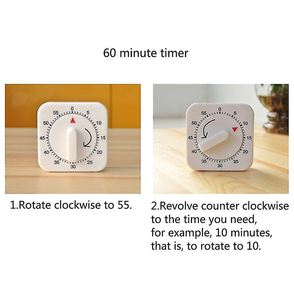 60 Minutes Timer Kitchen Timer Reminder Convenient Countdown Timer Mechanical Timer