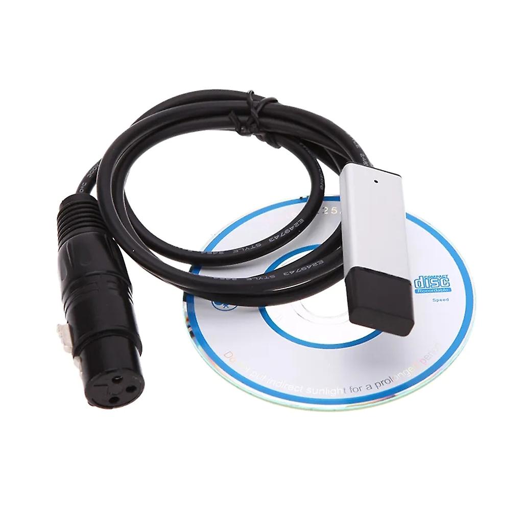 USB to DMX512 Adapter Cable Control Stage Lights with Your Computer Stable Data Transmission USB DMX512 Controller