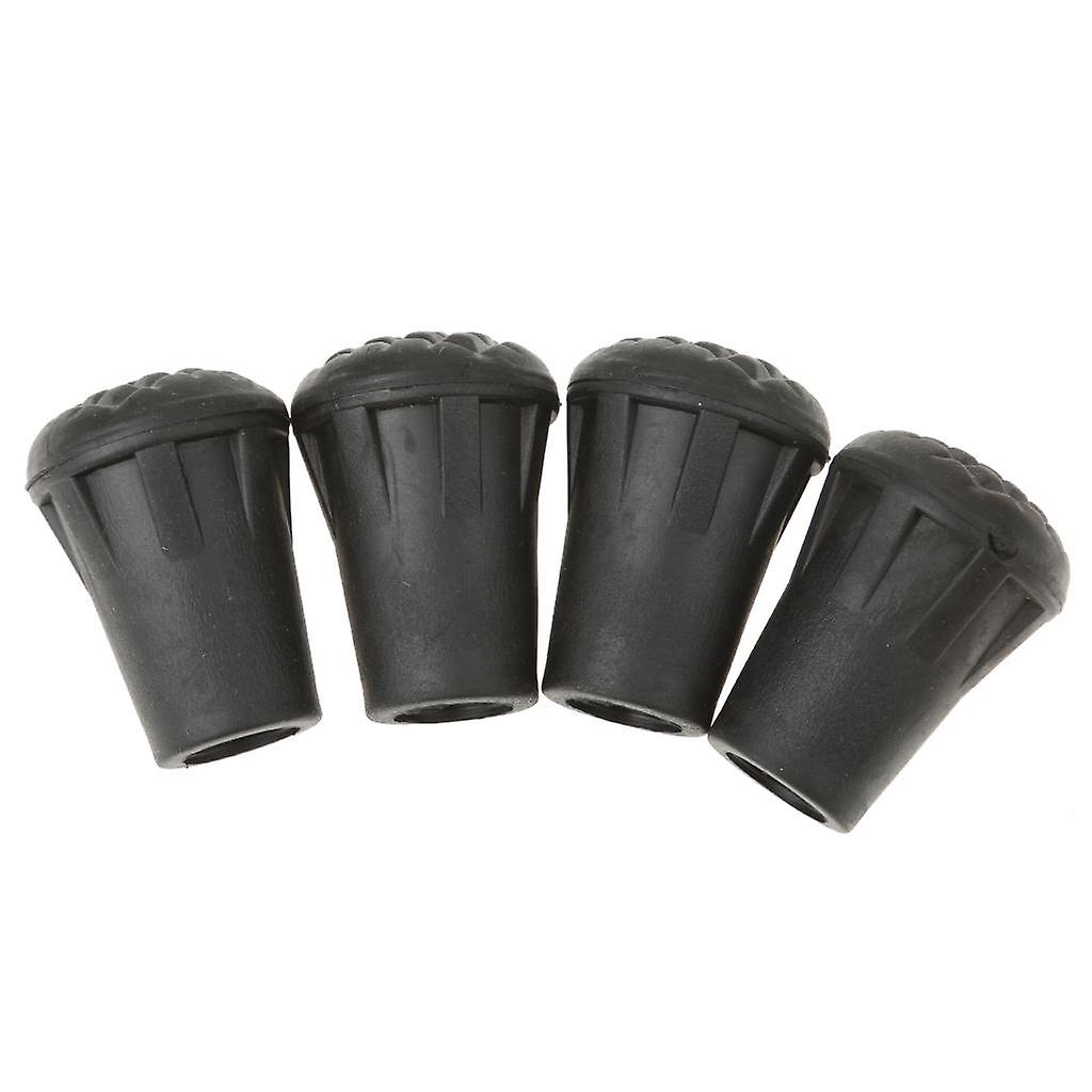 4pcs Replacement Rubber Tips End for Hiking Stick Walking Trekking Poles 3cm