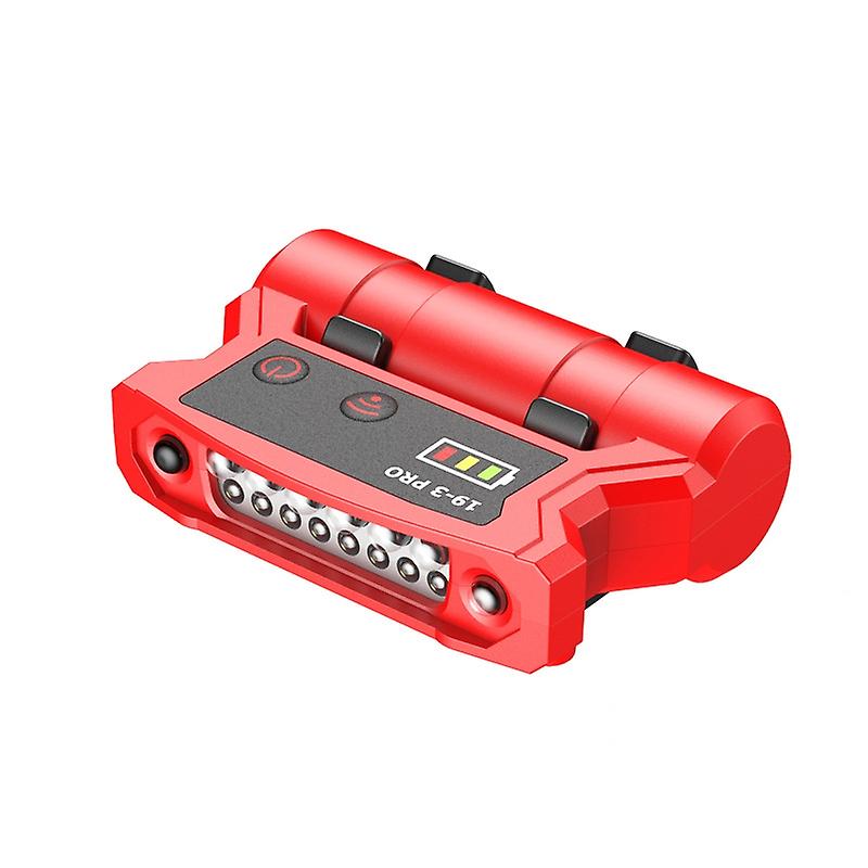 Headlight Clip Cap Lamp,Style: Ultimate Edition (Red) Ultimate Edition (Red)
