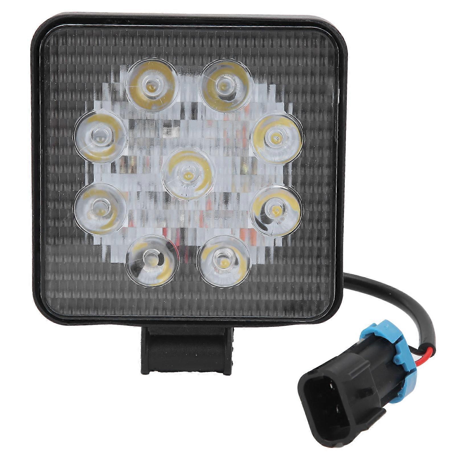 27W Car LED Work Light Spotlights Driving Lamp MultiFunction SquareShape Universal
