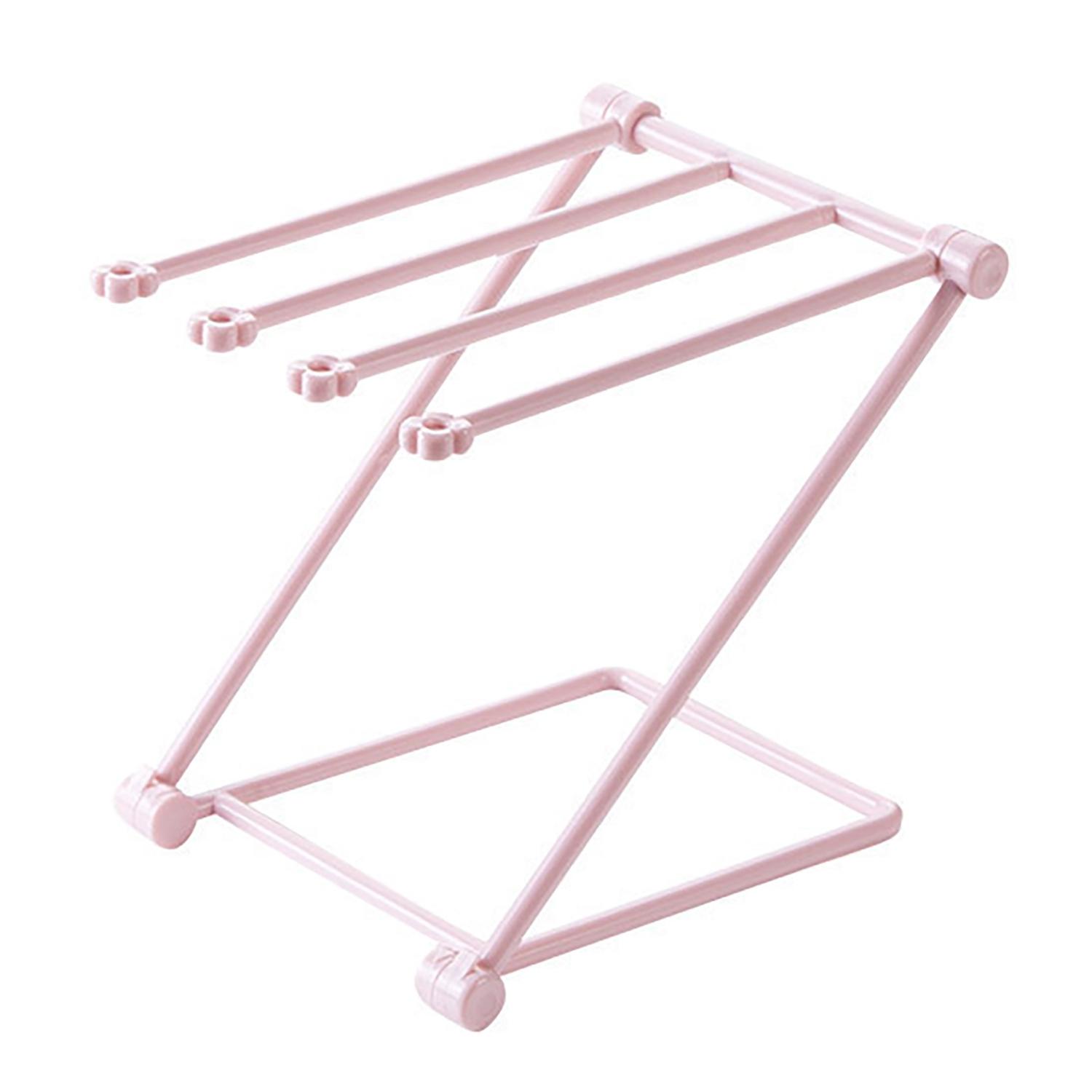 Towel Rack Multi-functional Folding High Quality PP Baby Bottles Drying Rack for Kitchen