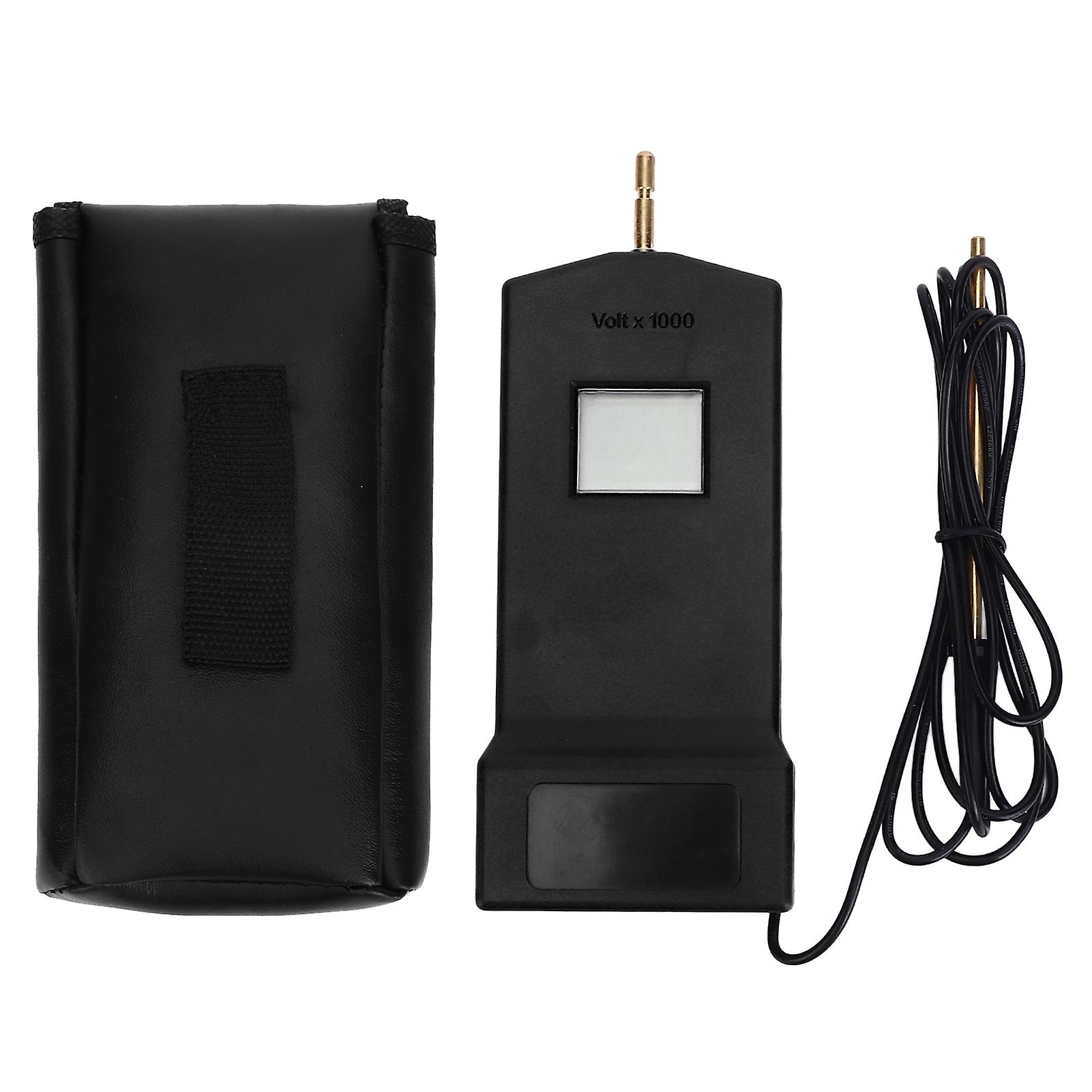 LCD Portable Electric Fence Tester for Livestock – 15KV Range, Black